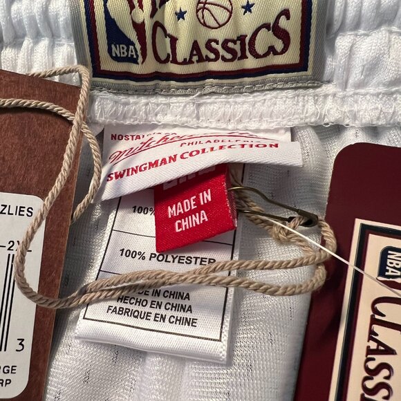 Mitchell & Ness Vancouver Grizzlies 1998-1999 Swingman Shorts NWT 2XL - Picture 3 of 8